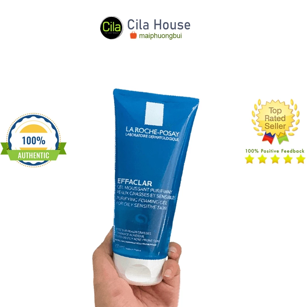 Sữa rửa mặt La Roche-Posay Effaclar Purifying Foaming Gel 200ml cho da dầu, nhạy cảm - Cila House