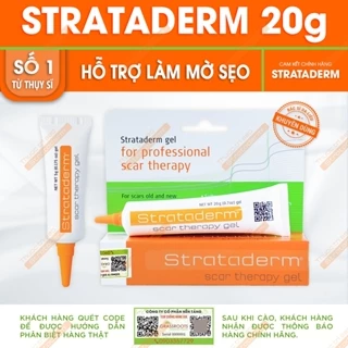 Gel Hỗ Trợ Làm Mờ Sẹo Strataderm 20g - Chính Hãng Thụy Sĩ