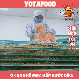 Sỉ 5 kí Khô mực xé hấp nước dừa loại ngon ( Giòn ngon - Đậm vị ) | Yotafood