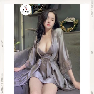 Đầm ngủ sexy - đồ ngủ sexy gợi cảm - váy ngủ 2 dây ren hở lưng chất  mềm mịn mặc nhà thoải mái [DN25]