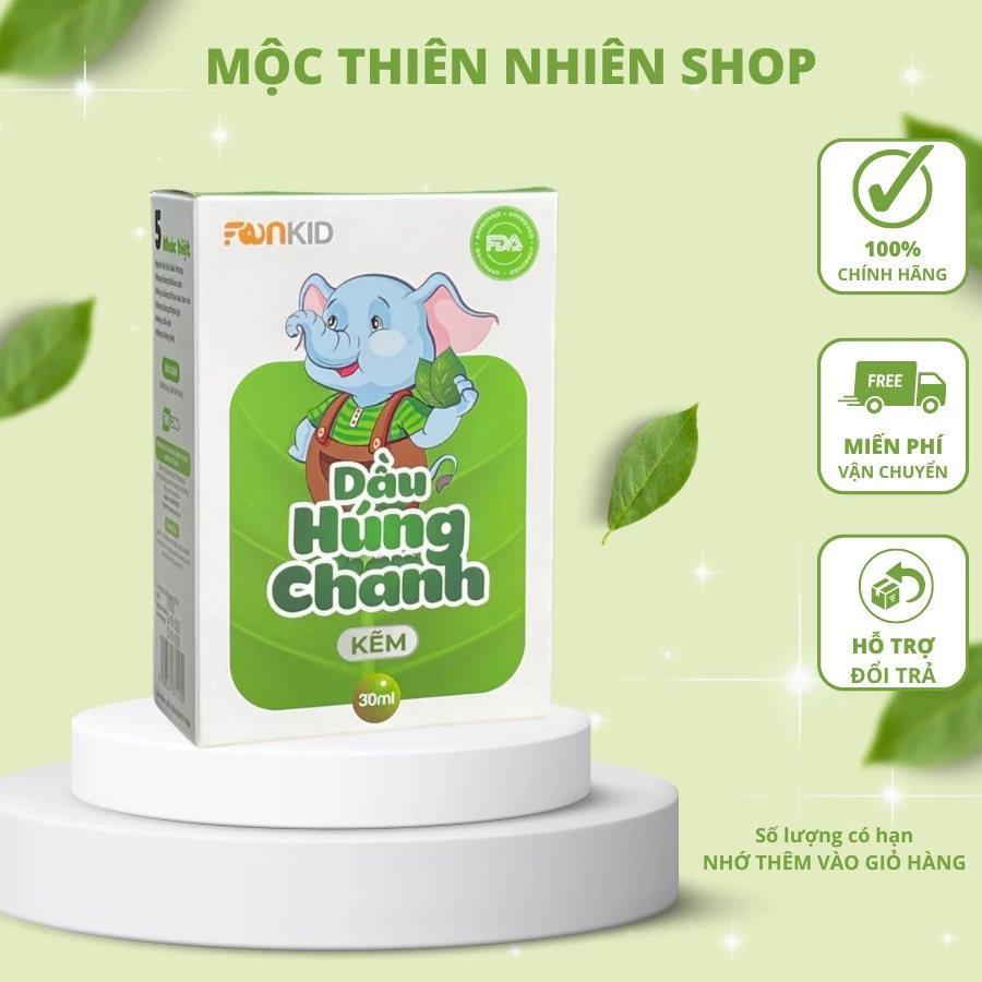 {Giá Sỉ} Dầu Húng Chanh Kẽm - 30ml [FREE SHIP]