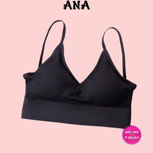 Áo Bra Tập Gym Len Tăm Bra 2 Dây Khoét Lưng Chữ U ANA 367