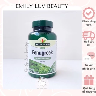 Viên uống lợi sữa, kích sữa Fenugreek 500mg