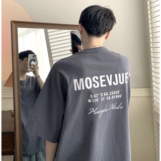 Áo thun tay lỡ unisex Mosevjue