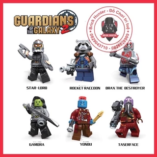 Marvel super heroes minifigures Guardian of Galaxy mô hình lắp ráp các nhân vật đội vệ binh giải ngân hà