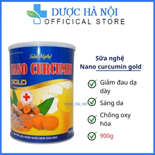 Sữa Nghệ Nano Curcumin Gold gúp giảm đau dạ dày,tiêu hóa tốt đẹp da, chống oxi hóa – Hộp 400gr