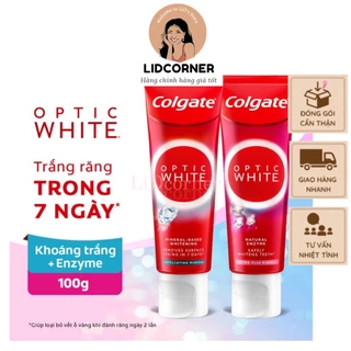 Kem đánh răng Colgate Optic White Plus Shine làm trắng sáng răng 100g