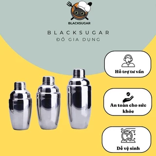 Bình Lắc Shaker Inox Pha Chế Thể Tích 350ML, 550ML, 750ML (Đã bao gồm nắp)