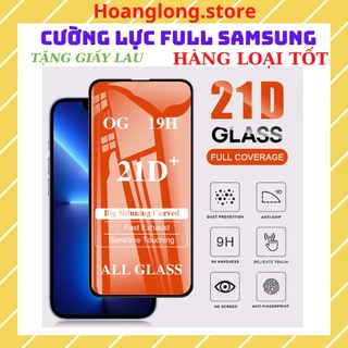 Kính Cường Lực Samsung Dòng A Full Màn 9D  A01 A10/A10s A11 A12/A02/A02s A20/A30/A30s A21s A51 A50 /A50s A71/A72/M51 A80