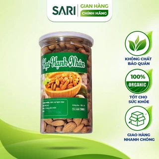 Hạnh Nhân Tách Vỏ Rang Mộc, Hộp 500gr