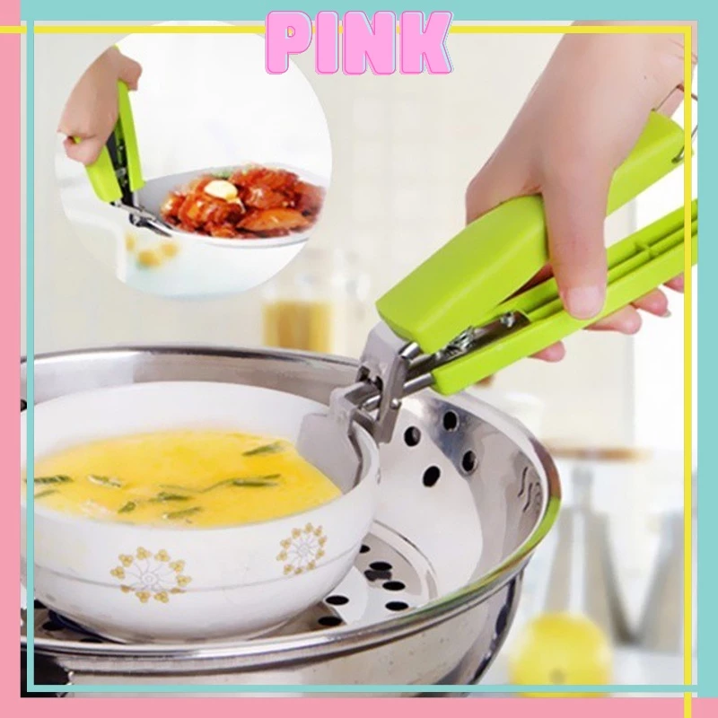 Dụng Cụ Kẹp Bát Đĩa Nóng Gắp Thức Ăn Nóng Thông Minh PINKWISH A363