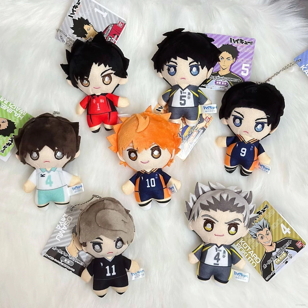 Móc Khóa Thú Nhồi Bông Hình Nhân Vật Hoạt Hình Haikyuu Shoyo Hinata Tobio Kageyama Daichi