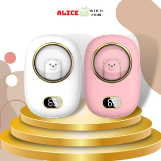 Máy sưởi mini cầm tay đa chức năng , sưởi ấm mini thông minh bỏ túi hình gấu dễ thương - Alice store