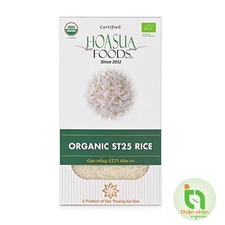 Gạo trắng hữu cơ ST25 Hoa Sữa 1kg Organic White Rice