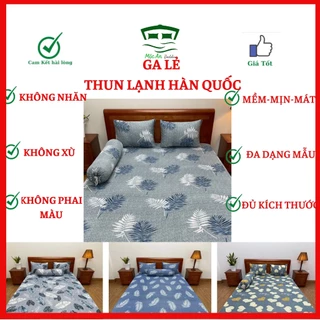 Ga grap giường lẻ thun lạnh Hàn Quốc, ga trải giường đủ size nệm 1m, 1m2,1m4, 1m6, 1m8, 2m, 2m2 mẫu mã đa dạng – Mộc An