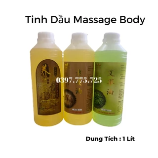 Dầu Massage Body Gừng, Ngải Cứu Nóng Nhanh, Trơn Tay, Đả Thông Kinh Lạc Chuyên Cho Spa Đông Y