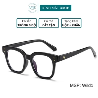 Mắt kính cận bản to AMIE Eyewear gọng nhựa Wild Wild kiểu dáng mới thời trang hiện đại