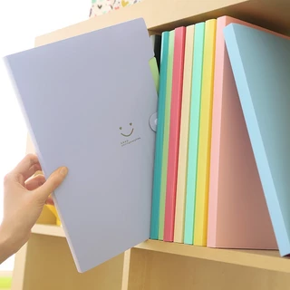 A4 Organ Folder 5 Túi Nhựa Mở Rộng Tập Tin Quản Lý Lưu Trữ Phong Bì Giấy Thư Mục Trong Suốt Macaron Màu Thư Mục Học Sinh Trường Học Và Văn Phòng Vật Dụng Văn Phòng Phẩm