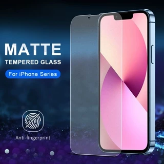 Kính Cường Lực Iphone AG Gaming Nhám Full Màn Chống Vân Tay Cho iPhone11 12 13 14 15 Pro Max Plus Mini X Xr Xs Max 8 7 6 6s Plus Se