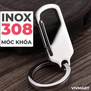 ✅ Móc Chìa Khóa Cao Cấp Inox 308 - Treo Xe Máy, Ô Tô, Cài Thắt Lưng