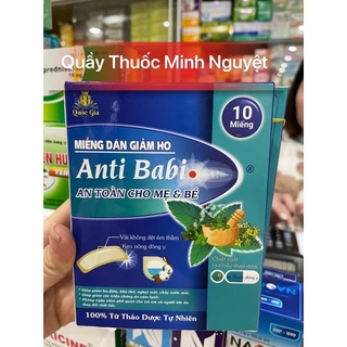 Anti Babi Miếng dán giảm ho Hộp 10 miếng