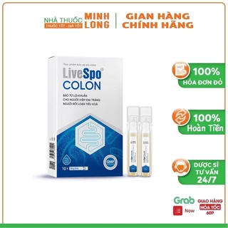 LiveSpo Colon bào tử lợi khuẩn cho người viem đại tràng, táo bón tiêu chảy