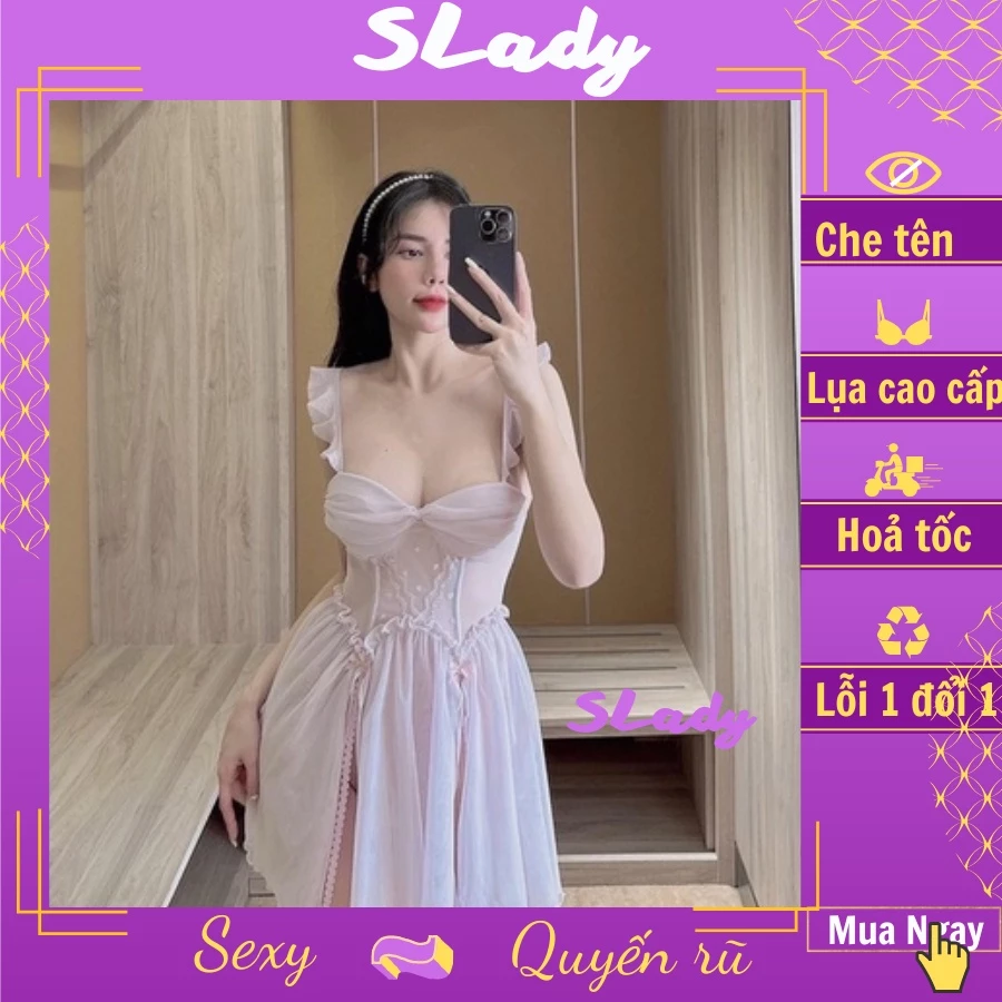 Váy ngủ sexy SLADY xuyên thấu gợi cảm quyến rũ hàng cao cấp VNS141