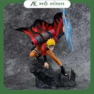 Mô Hình Nhân Vật Naruto Cỡ Lớn Hiền Nhân thuật Rasengan Shuriken cao 32cm, figure anime Naruto trạng thái chiến đấu