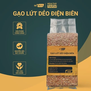 Gạo Lứt Dẻo Điện Biên Mr.Eco Healthy Food Hỗ Trợ Giảm Cân, Bệnh Tiểu Đường, Gạo Lứt Đỏ Gói 1Kg