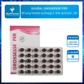 Suveal Grossesse Fer – Bổ bầu Pháp chính hãng [30 viên]