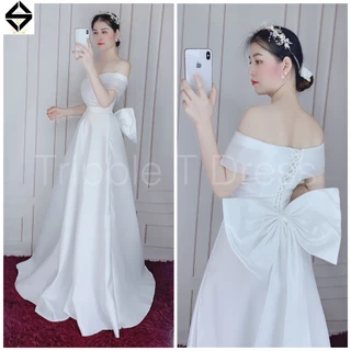 Đầm maxi mặc cưới TRIPBLE T DRESS cho dâu xinh đi bàn nhẹ nhàng - size S/M/L - MS170Y