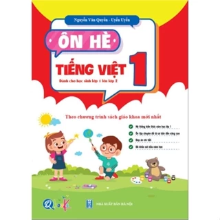 Sách - Ôn Hè Tiếng Việt Lớp 1 - Chương Trình Mới - Dành cho học sinh lớp 1 lên 2 (1 cuốn)