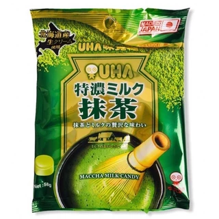 KẸO TRÀ XANH MATCHA UHA NHẬT BẢN GÓI 58G