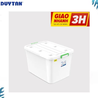 THÙNG NHỰA VUÔNG BÁNH XE ĐẨY ĐỰNG  QUẦN ÁO DUY TÂN DUNG TÍCH 15L-30L-55L-90L-120L-140L- GIAO NHANH 1H