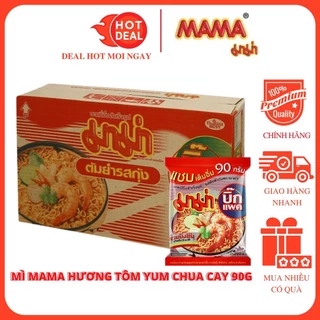 Thùng 24 Gói Mì MaMa Tom-Yum Thái Lan 90G/Gói