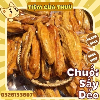 500G Chuối Sấy Dẻo Đặc Sản Đà Lạt, đồ ăn vặt hoa quả sấy