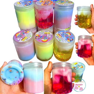 Slime BƠ BASIC homemade 150ML màu cực đẹp Đồ chơi hũ slam chất nhờn ma quái squishy