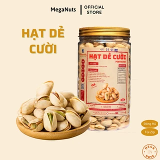 Hạt dẻ cười Mỹ Meganuts 500g - Hạt dẻ cười Pistachio rang muối không tẩy trắng thơm ngon