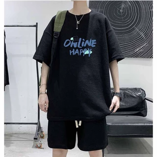 Bộ Nam Hè mặc nhà cộc tay thun mè thái,bộ đồ nam thể thao ONLINE hottrend đủ size S-->XL.