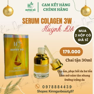 SERUM COLAGEN HUỲNH ĐỖ ( MUA 2 CHAI CÓ GIÁ SĨ) Da Dầu Nhờn Không Dùng Được Serum Colagen