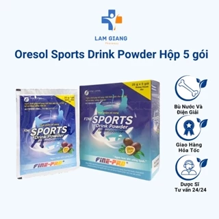 oresol thể thao sport drink vị chanh leo - bù nước và điện giải