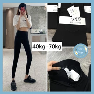 Quần Legging Cạp Cao Big size siêu co dãn, siêu thoáng khí - ZR Dáng Dài Nâng Mông Tôn Dáng nội y xanh -  chất đẹp