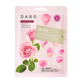 Bộ 10 miếng mặt nạ Hàn Quốc Tinh chất Hoa hồng - Dabo First Solution Mask Pack Rose