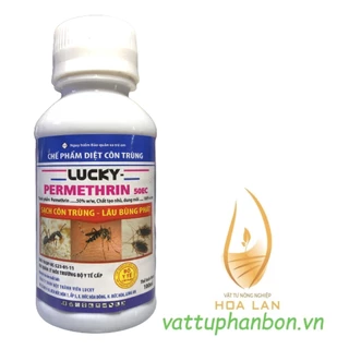 Chế Phẩm Diệt Côn Trùng LUCKY PERMETHRIN 50EC - Sạch côn trùng - lâu bùng phát - #081B# 100ml