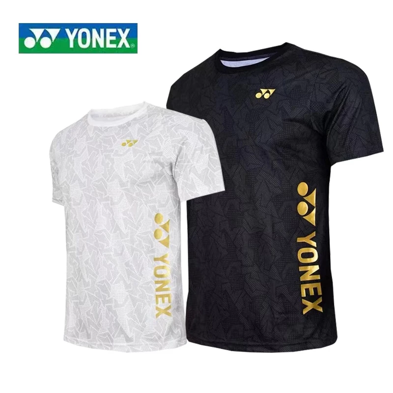 Áo Khoác Cầu Lông Tay Ngắn Thoáng Khí Nhanh Khô Cho Nam Nữ YONEX 22038