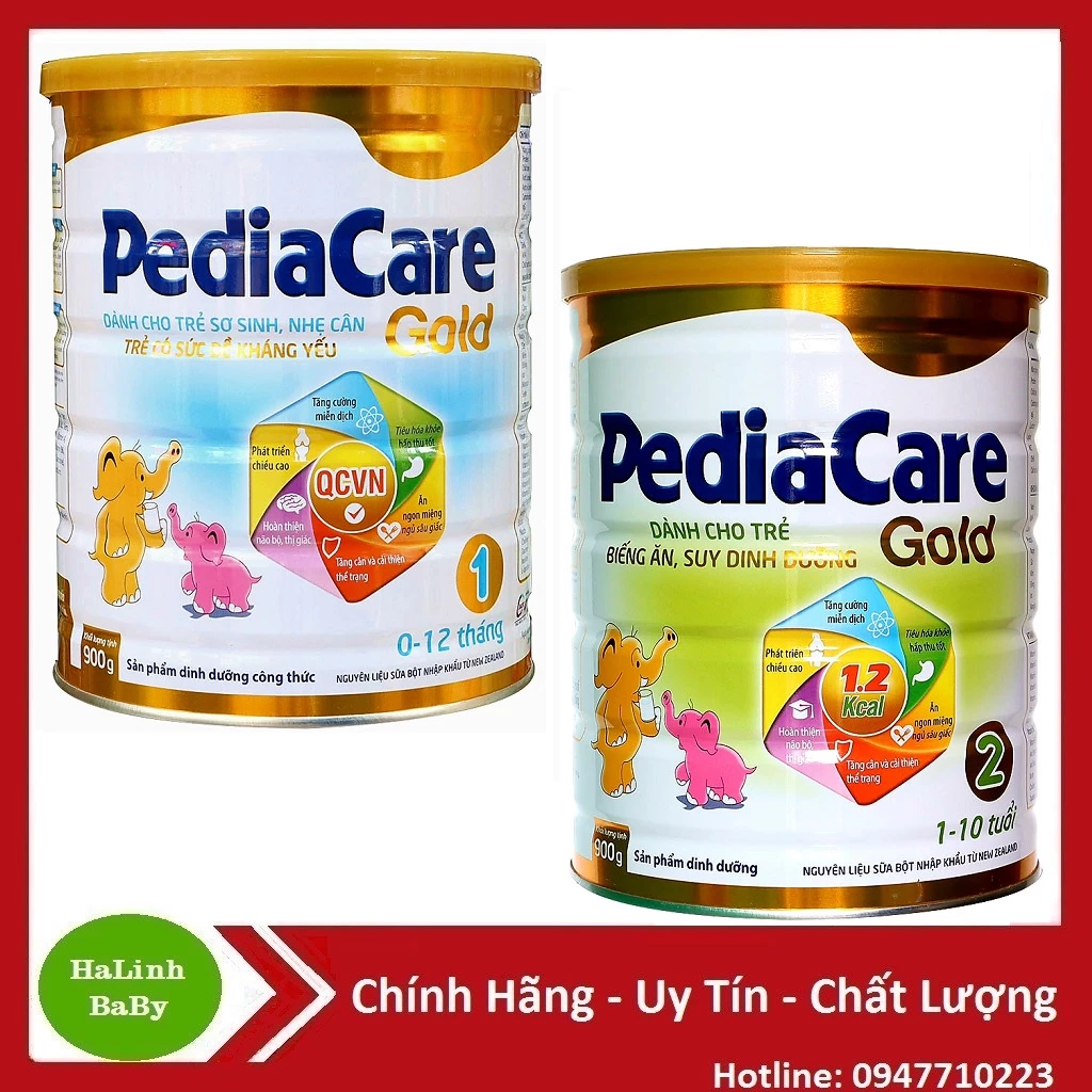 Sữa Bột PediaCare Gold 1,2 900g [Date 2026]­