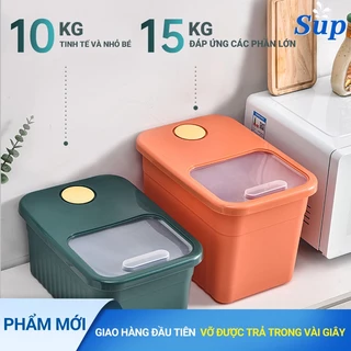 Thùng Đựng Gạo Khối Lượng Nhẹ 10kg Chống Ẩm Mốc Và Côn Trùng Sang Trọng