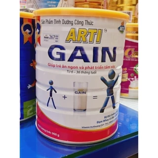 Sữa Arti Gain Hồng 06-36 tháng 900g date mới tinh