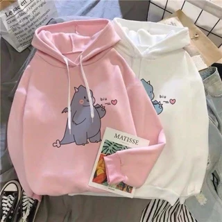 Áo hoodie nam nữ nỉ ngoại 🚚 FREESHIP 🚚ulzzang unisex khủng long bắn tim siêu Cute , áo khoác nỉ nam nữ siêu đẹp siêu dễ