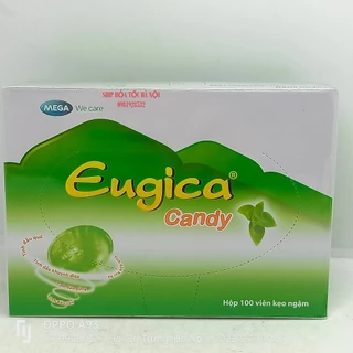 Hộp 100 viên kẹo ngậm ho Eugica thảo dược